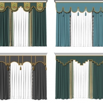 新中式布藝窗簾組合 融合傳統(tǒng)與現(xiàn)代的居家美學